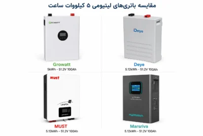 انواع باتری لیتیومی 5 کیلو وات از برترین برندها