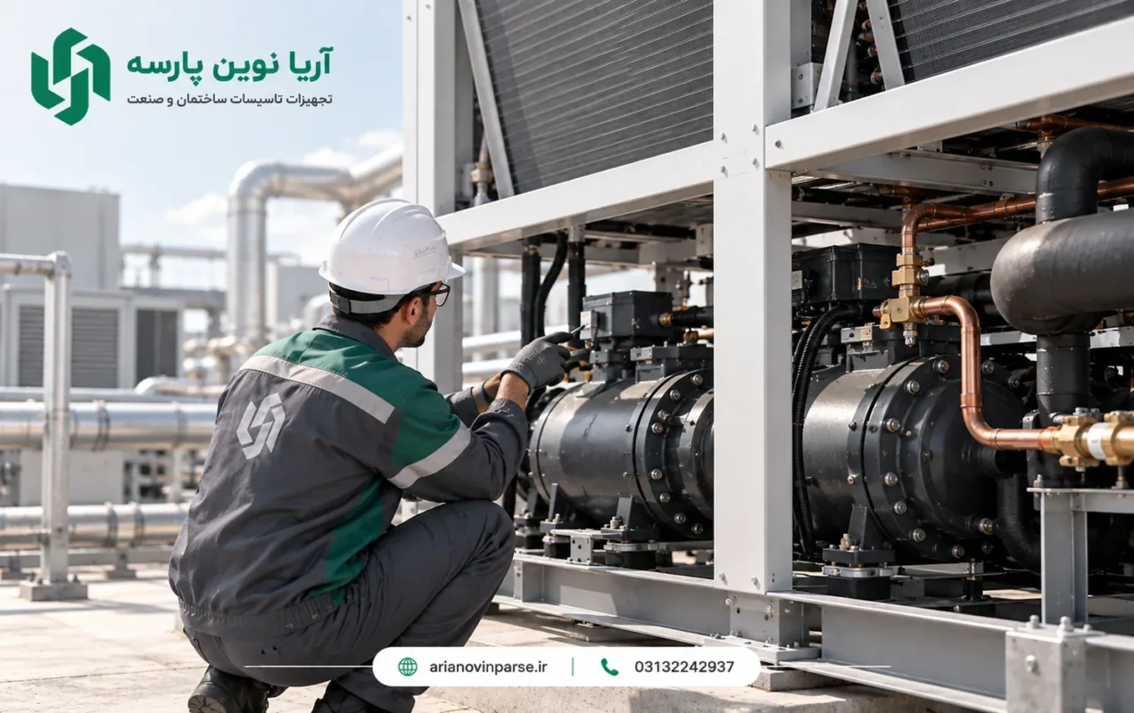 بازدید_فنی_کمپرسور_و_چیلر_صنعتی