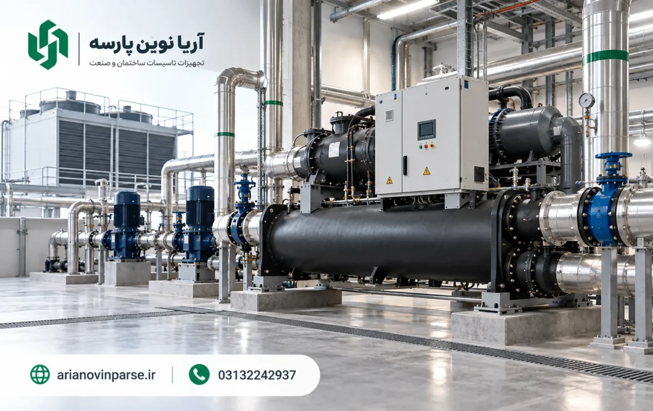 چیلر_آب_خنک_موتورخانه_و_تجهیزات_صنعتی